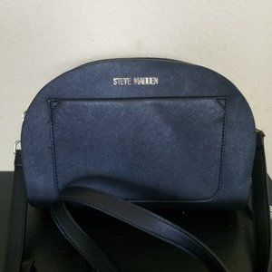 *NEW W/ TAGS* - Steve Madden - Black Faux Leather Crossbody